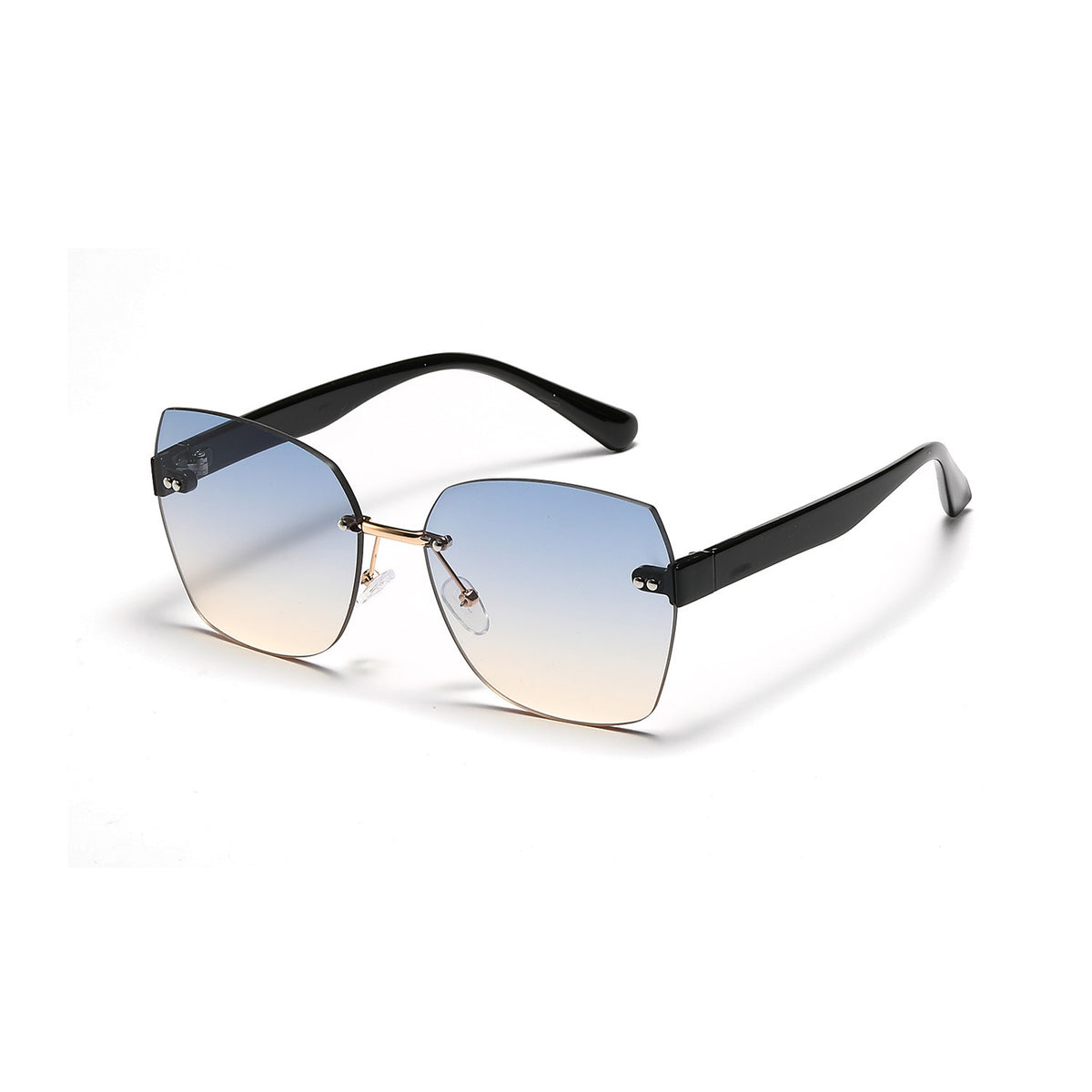 Lunettes de soleil haut de gamme Diamond Cut Edge pour femmes