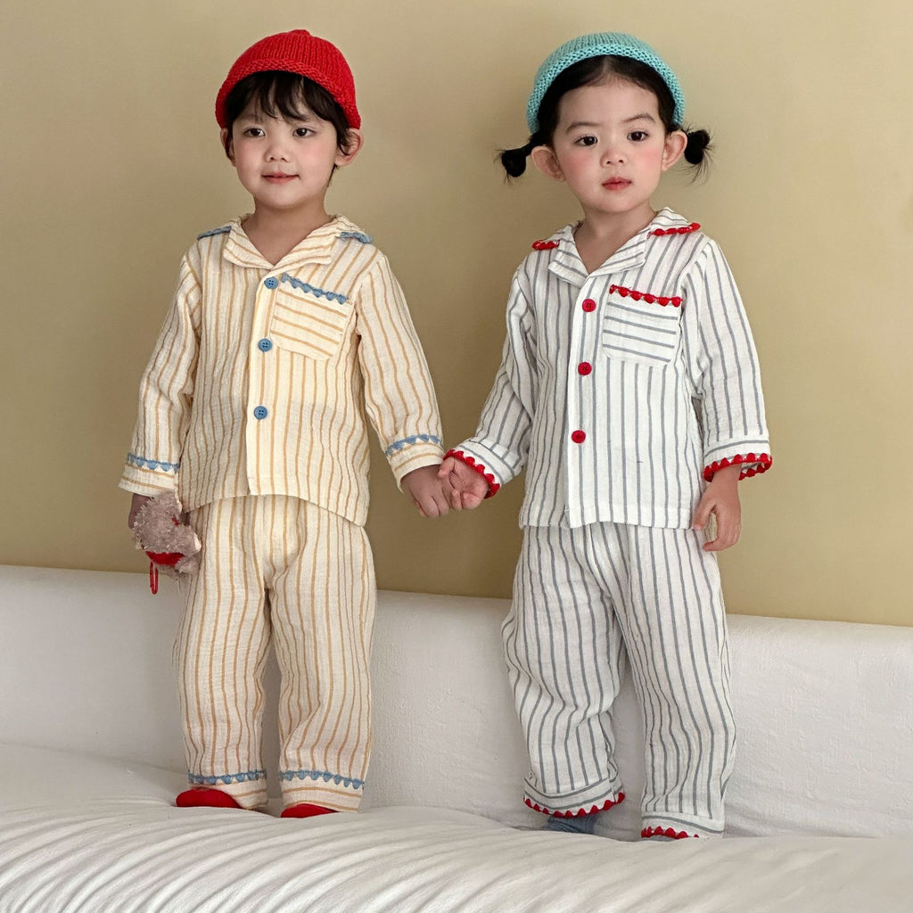 Ensemble de pyjama à manches longues Gauze pour enfants