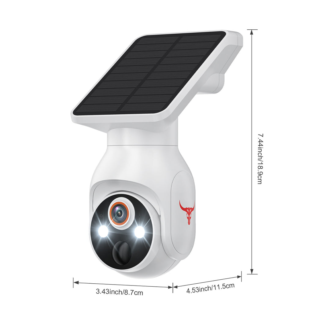 Accueil Surveillance de sécurité Caméra de batterie solaire sans fil