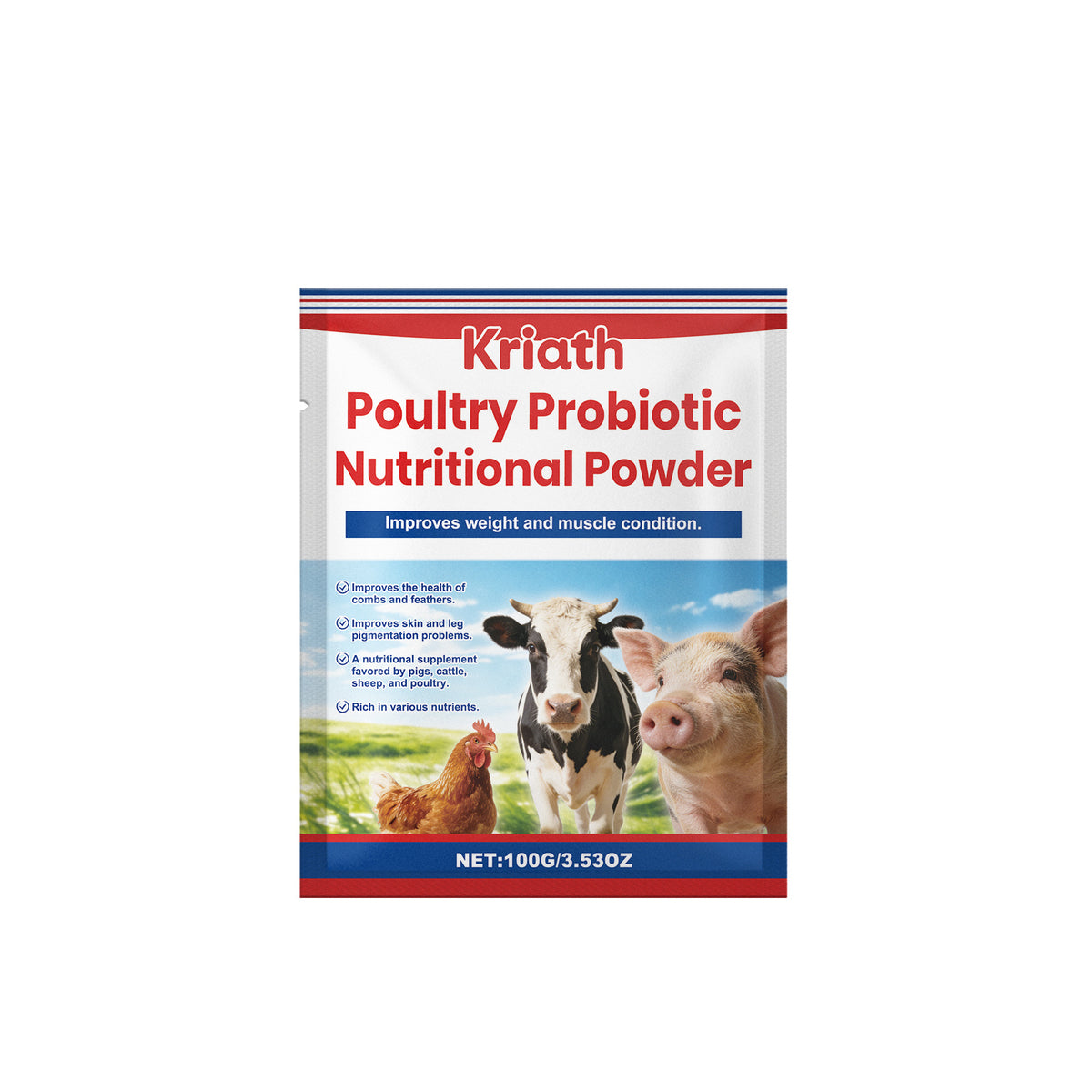 Poudre nutritive probiotique de volaille