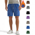 Homme SpringAutomn Coral-Fleece Sports-Style Casual Plus-Size Short