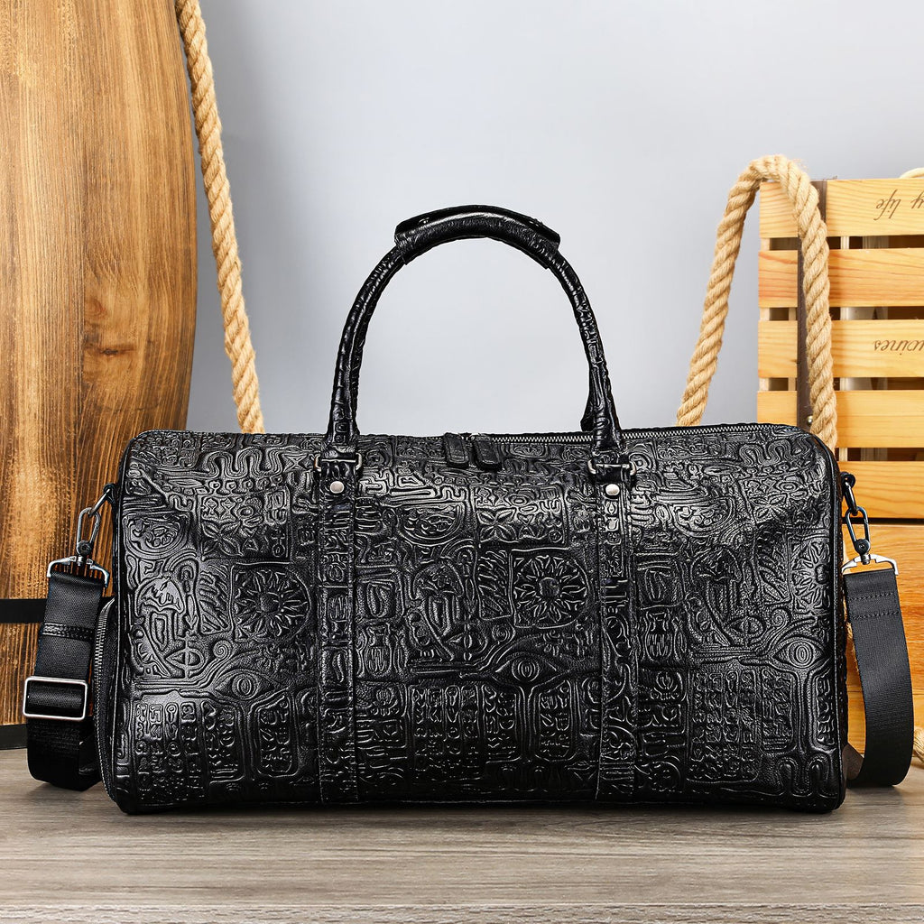 Sac à main Retro Embossing Design pour hommes