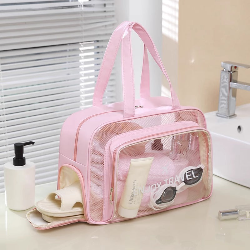 Articles de toilette sac-pink-shoe entrepôt-un sac-opp