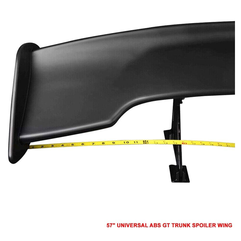 Universal 57 ABS GT Style JDM réglable Non peint Arrière Tournoi Spoiler Wing