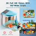 Feeder intelligent avec caméra AI identifier 10000+ Oiseaux Specie Solar-Powered