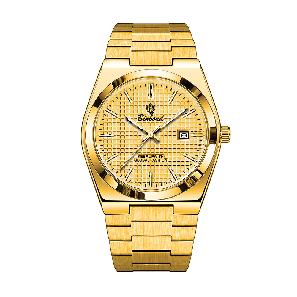 Lumineuse montre de mode tendance imperméable pour hommes