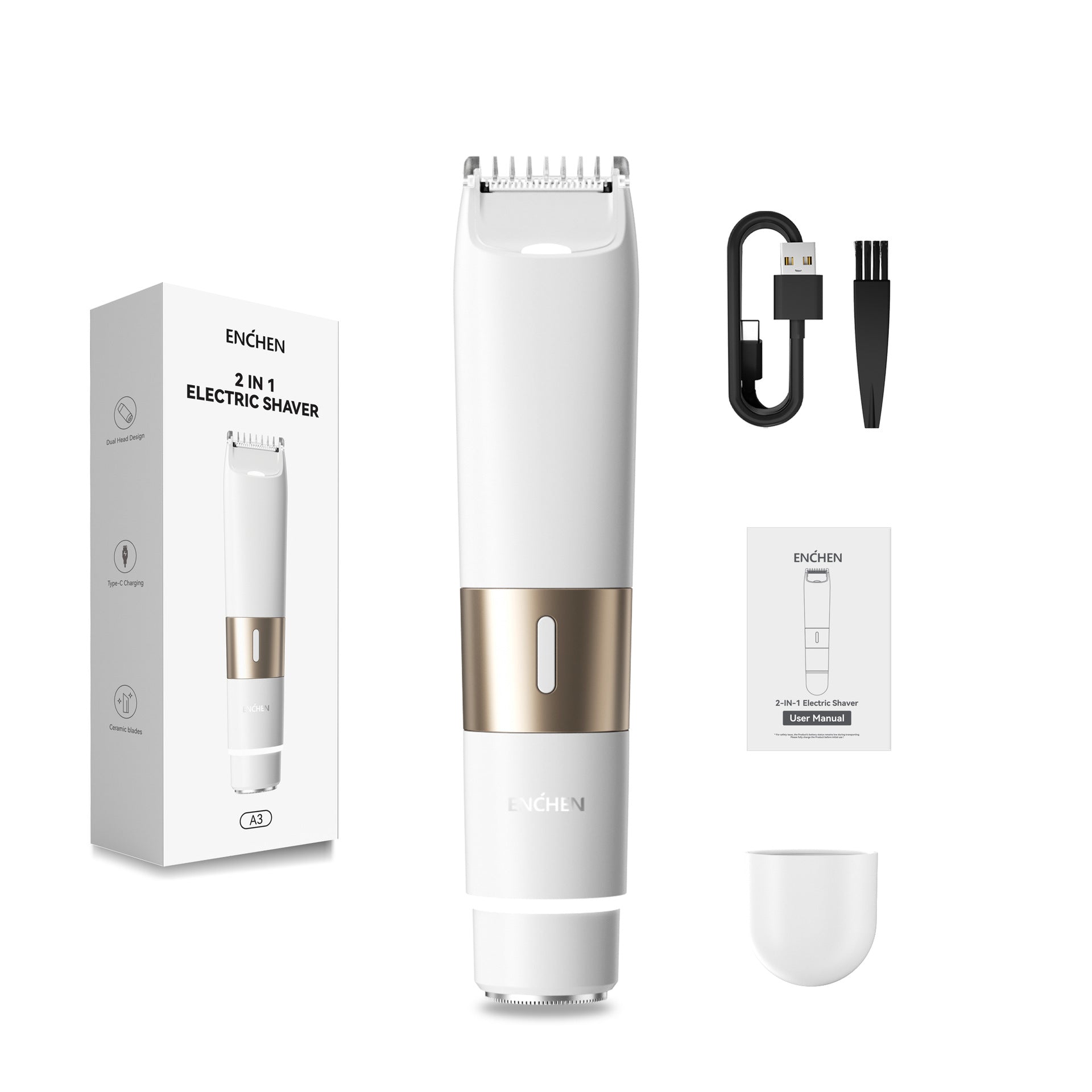Comprimeur de cheveux multifonctions électriques rechargeables pour les hommes et les femmes