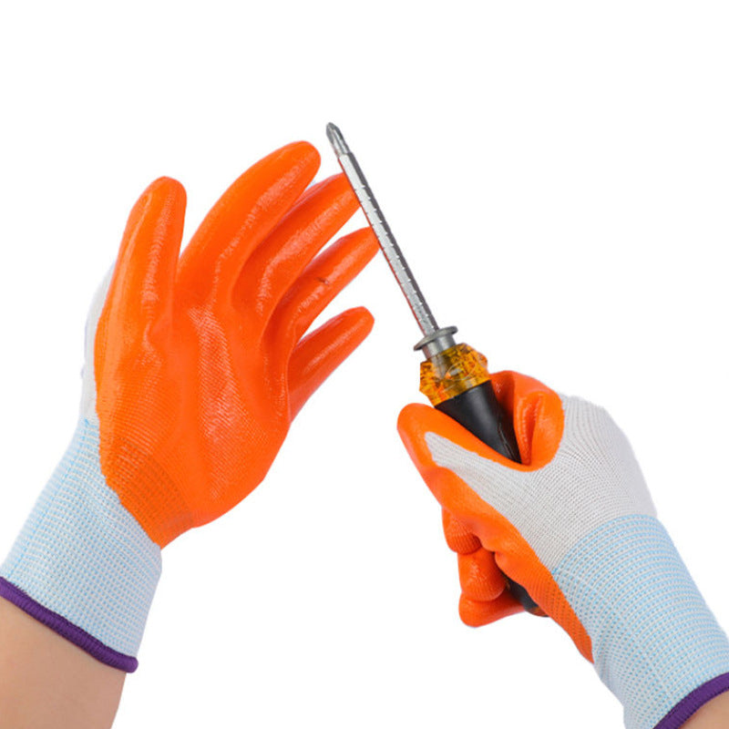 Gants épais en nylon résistant à l'usure Roi Antidérapant