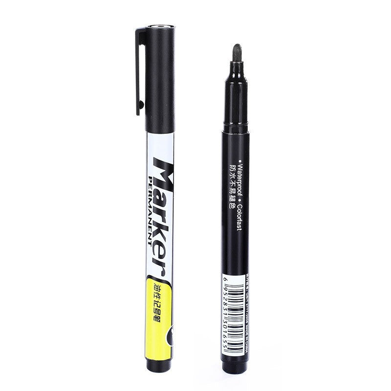Super blanc éblouissant tête fine séchage rapide stylo de peinture étanche