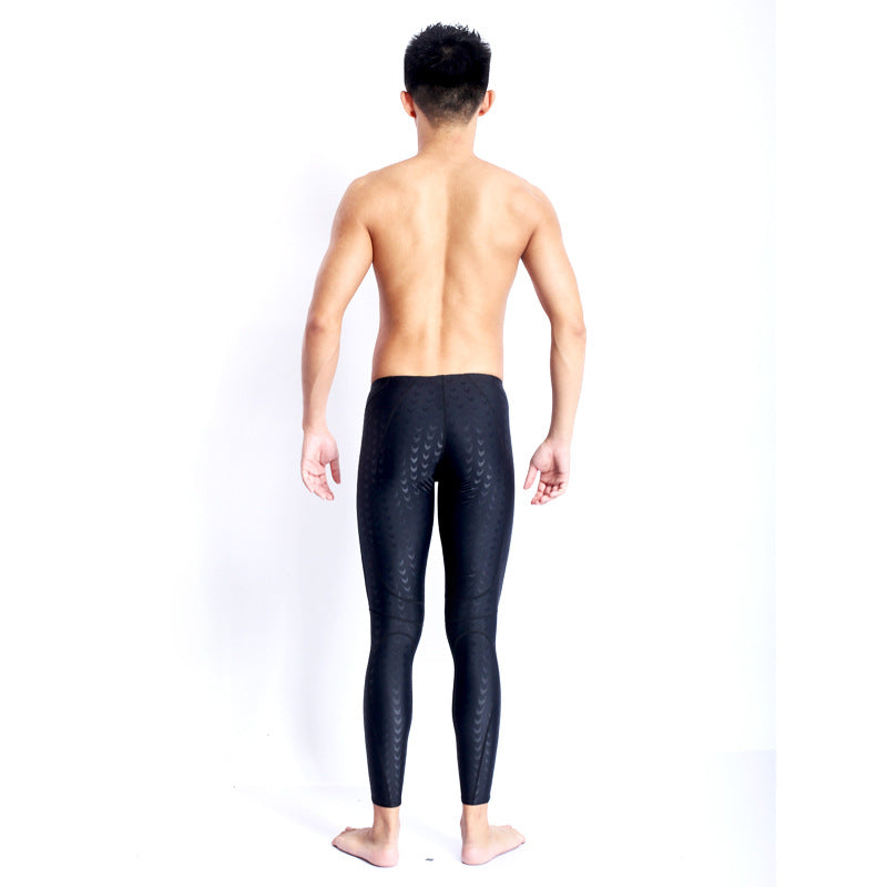 Compétition Professionnel Long Séchage rapide Réduction de Drag Longs Trunks de natation