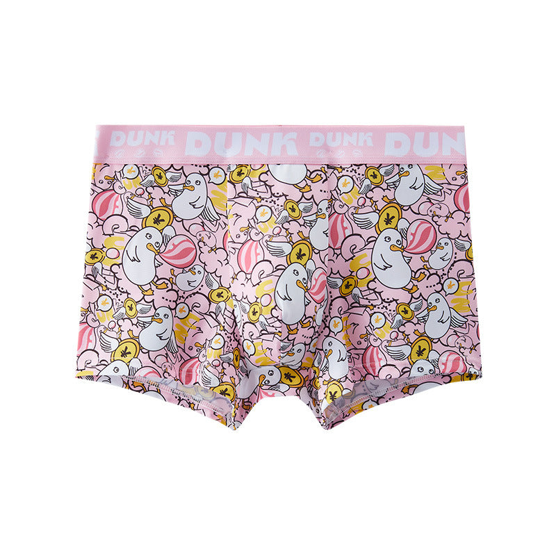 Sous-vêtements en polyester homme Ice Silk Summer Boxer ultra-mince respirant