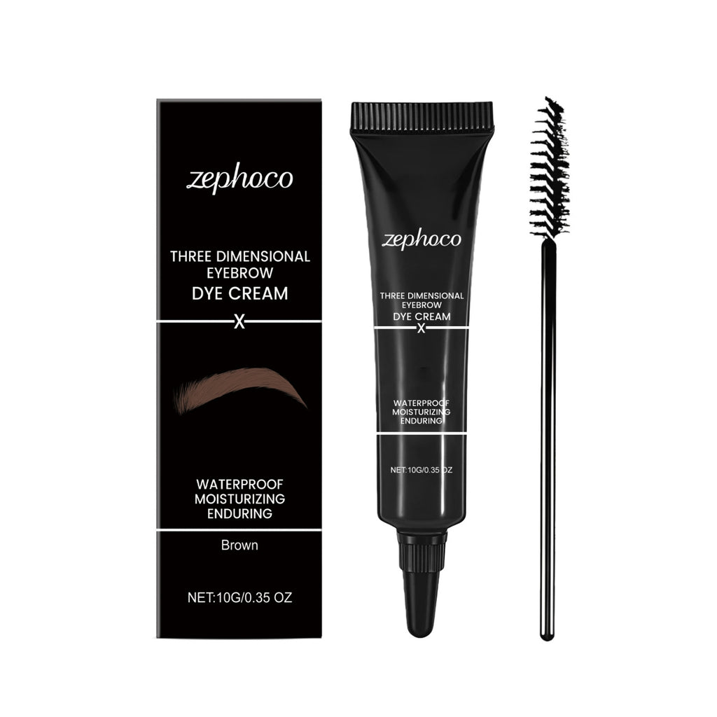 Teinture des sourcils modifiée en trois dimensions