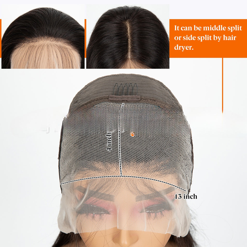 Perruque en face de dentelle avec de petits curls