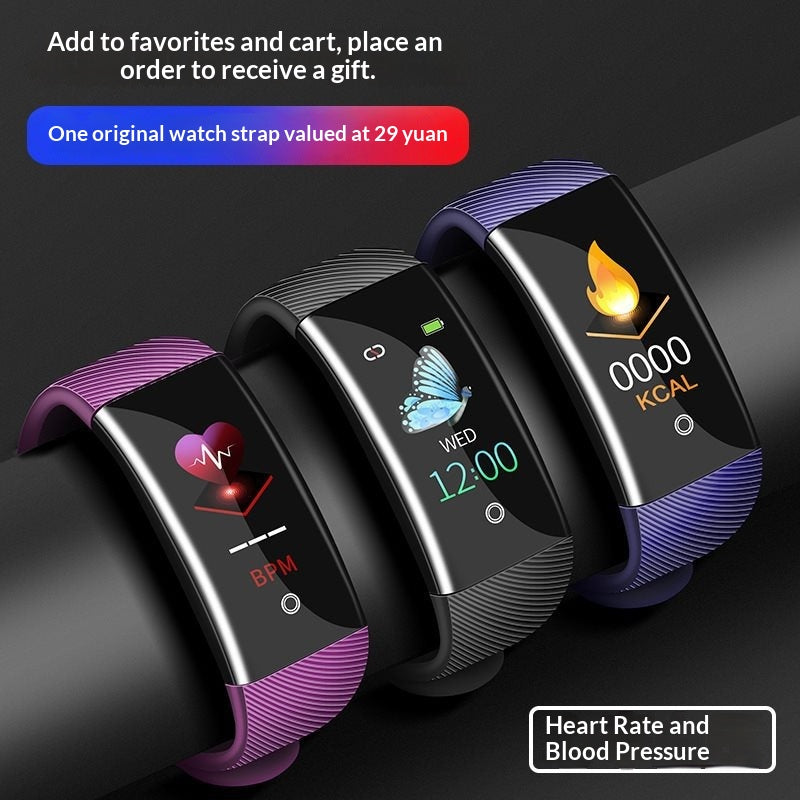 Pedomètre multifonctionnel Unisex Montre électronique