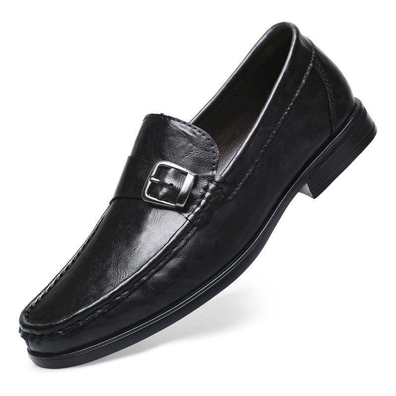 Chaussures en cuir pour hommes Plus-Taille