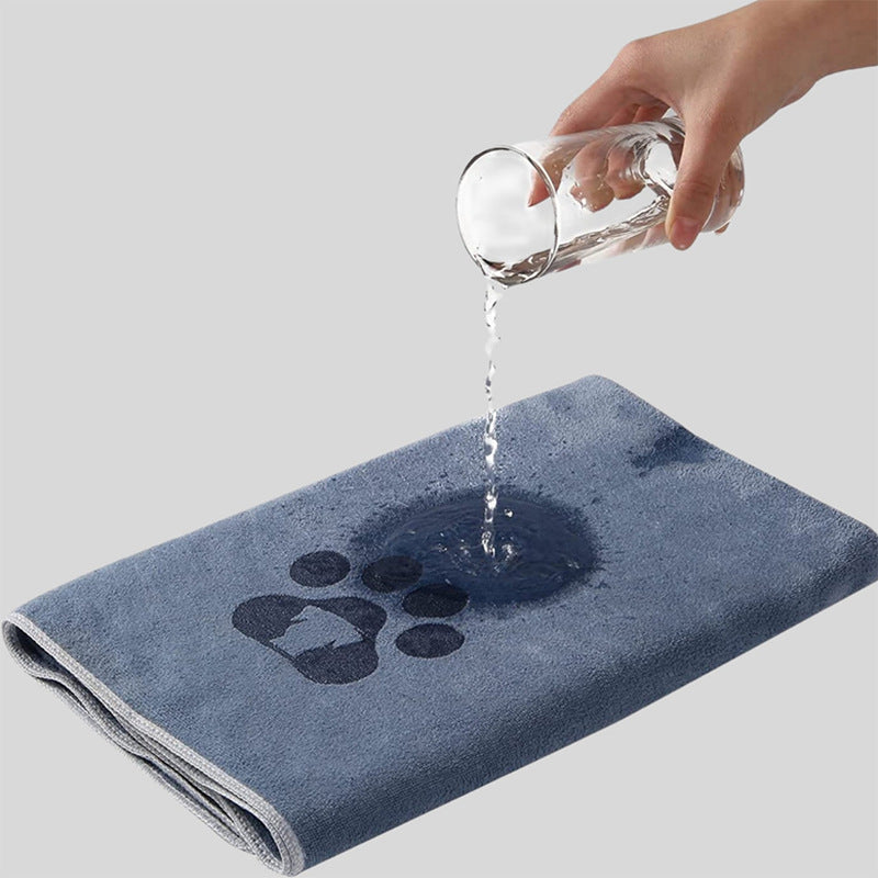 Serviette de bain pour animaux de compagnie