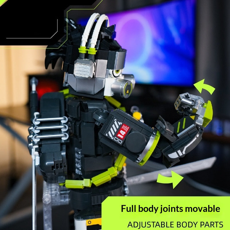 Fonctionnel Samurai Haute-Difficulté Assemblage Block Toy