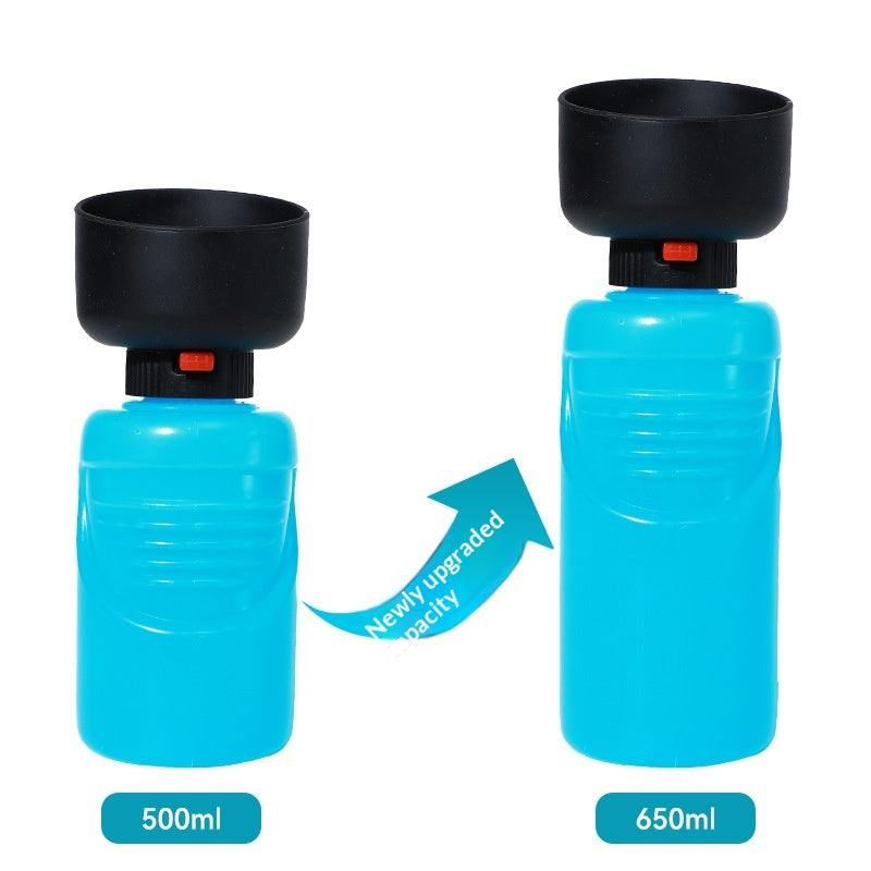 Portable Squeeze-style bol d'eau pour chien et fontaine de boisson pour chat