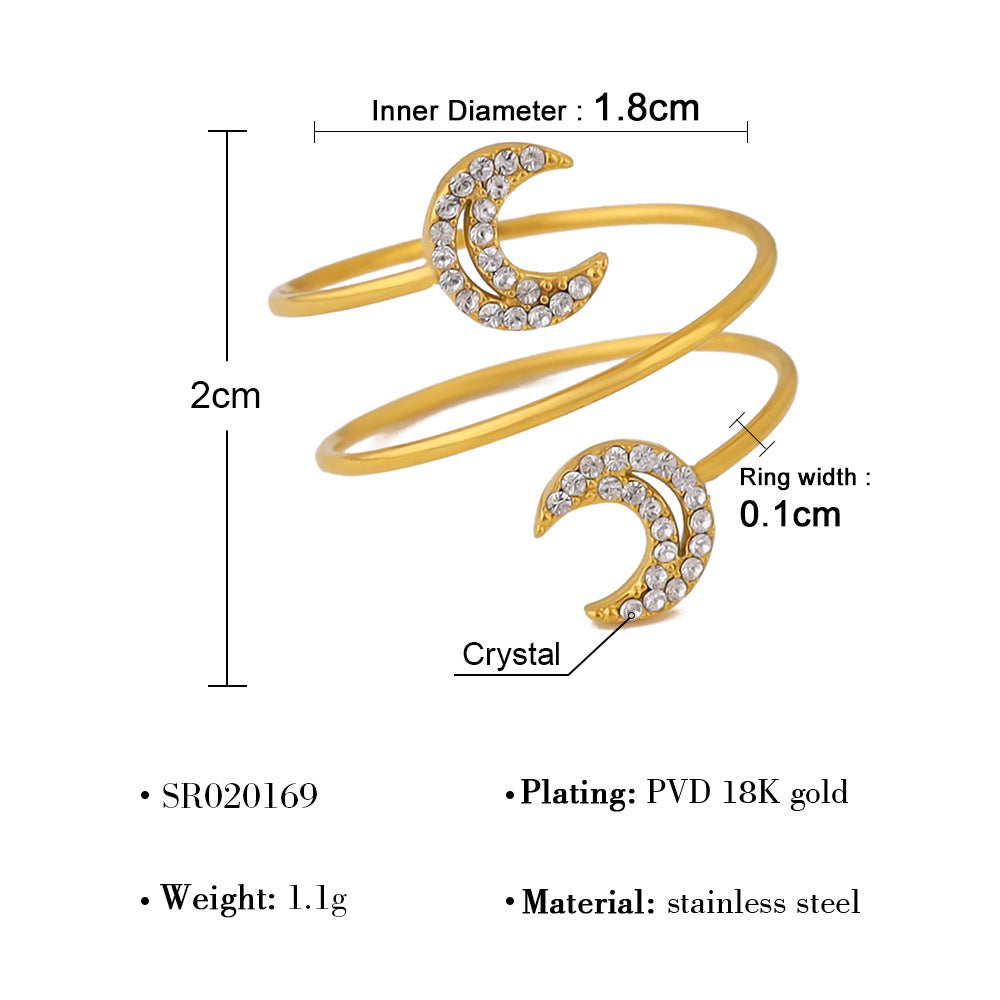 Bague de coeur polyvalente Mango Star style Instagram
