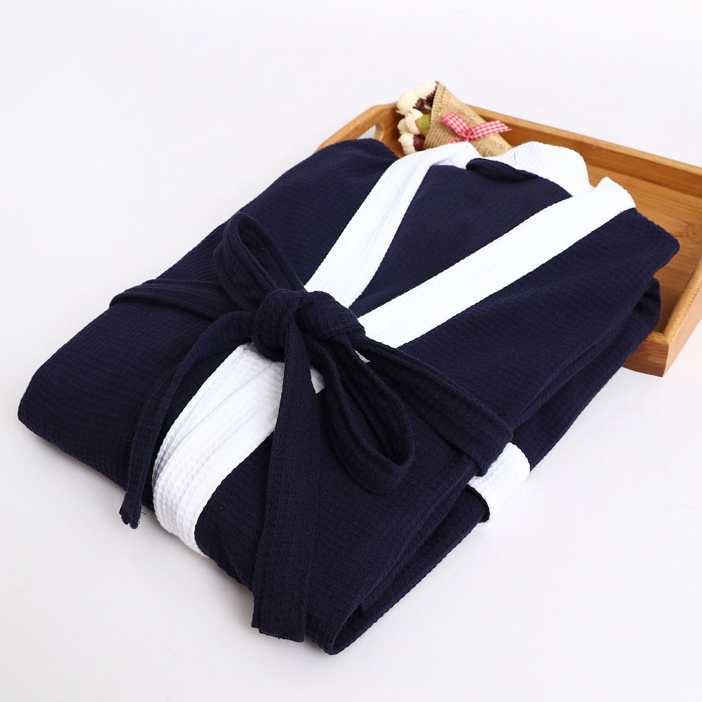 Serviette de toilettage pour hommes en coton robe de gaufre
