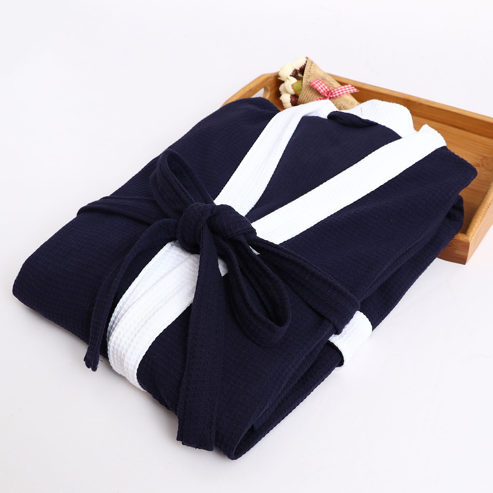 Serviette de toilettage pour hommes en coton robe de gaufre
