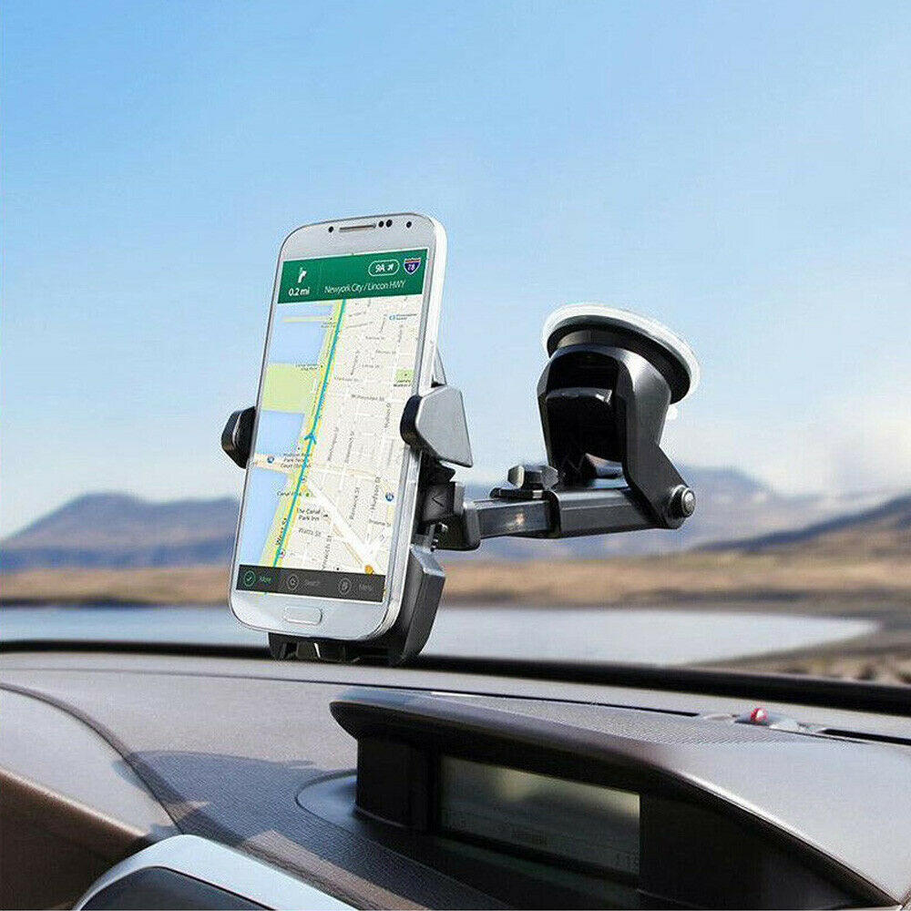 Rotation dans voiture aspiration porte-téléphone Tableau de bord Windscreen Universal Mount