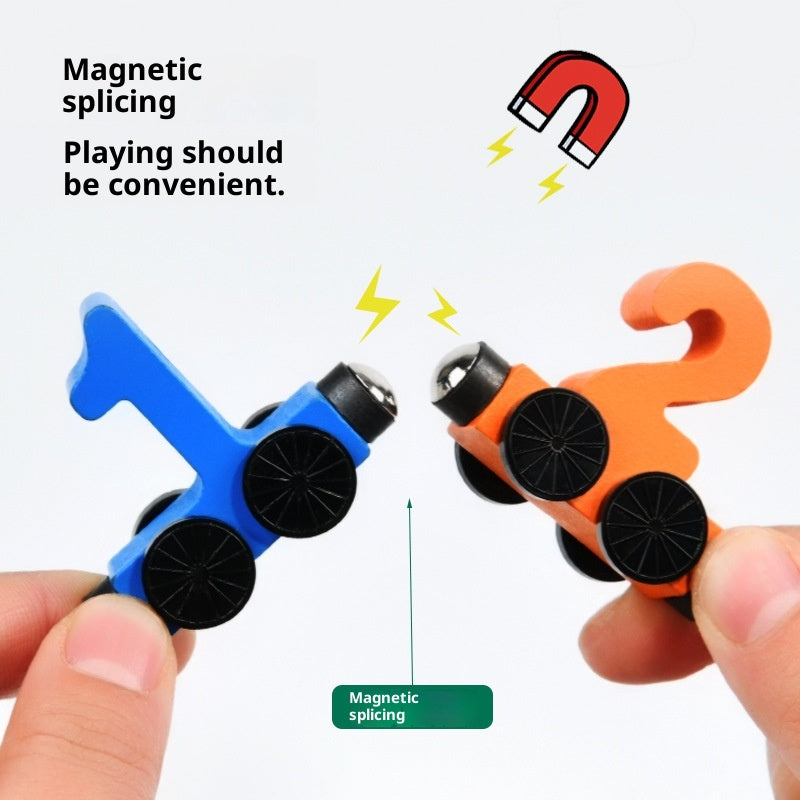 Magnetic Digital Little Train Math Jouet de réflexion sur l'éducation précoce