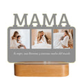 Creative Mère's Birthday Photo Personnalisation Chambre Lampe de chevet