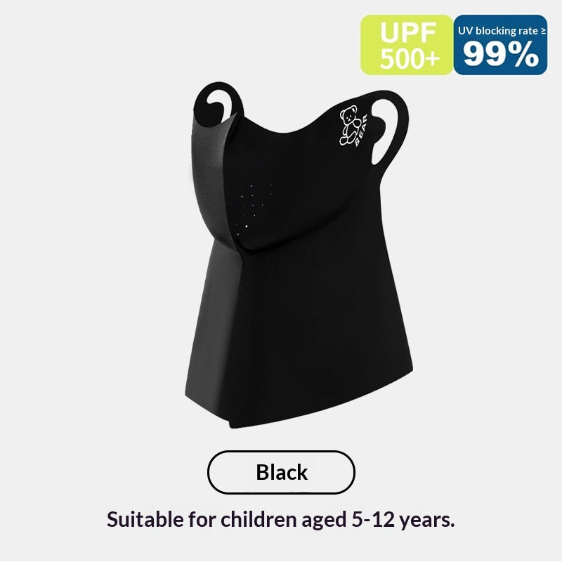 Masque antibactérien pour enfants à demi-face solaire et protecteur de glace
