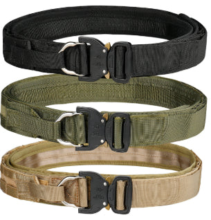 Double couche Thickened Tactical Field Multi-fonctionnel Nylon Waistband