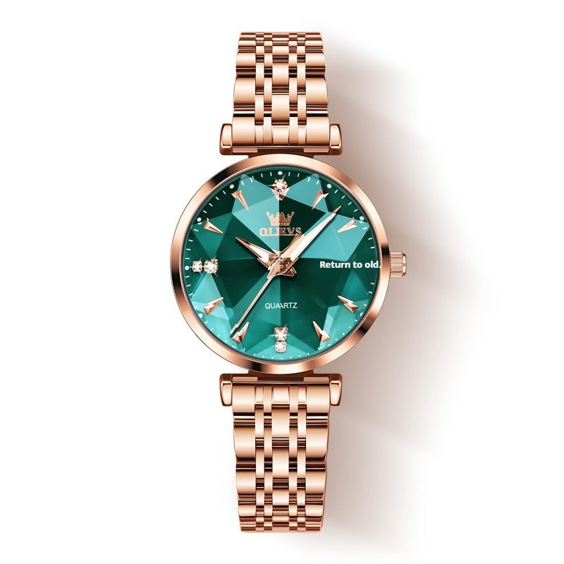 Women Fashion Rhombus Quartz Watch