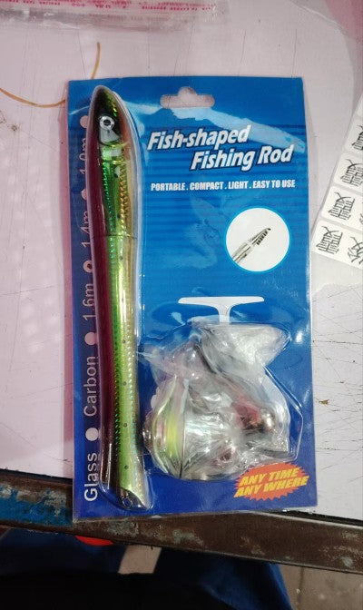 Luya Ice Fishing Rock Pen de pêche Rod