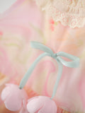 Enfants Filles Dentelle Florale Tulip Robe princesse col haltère