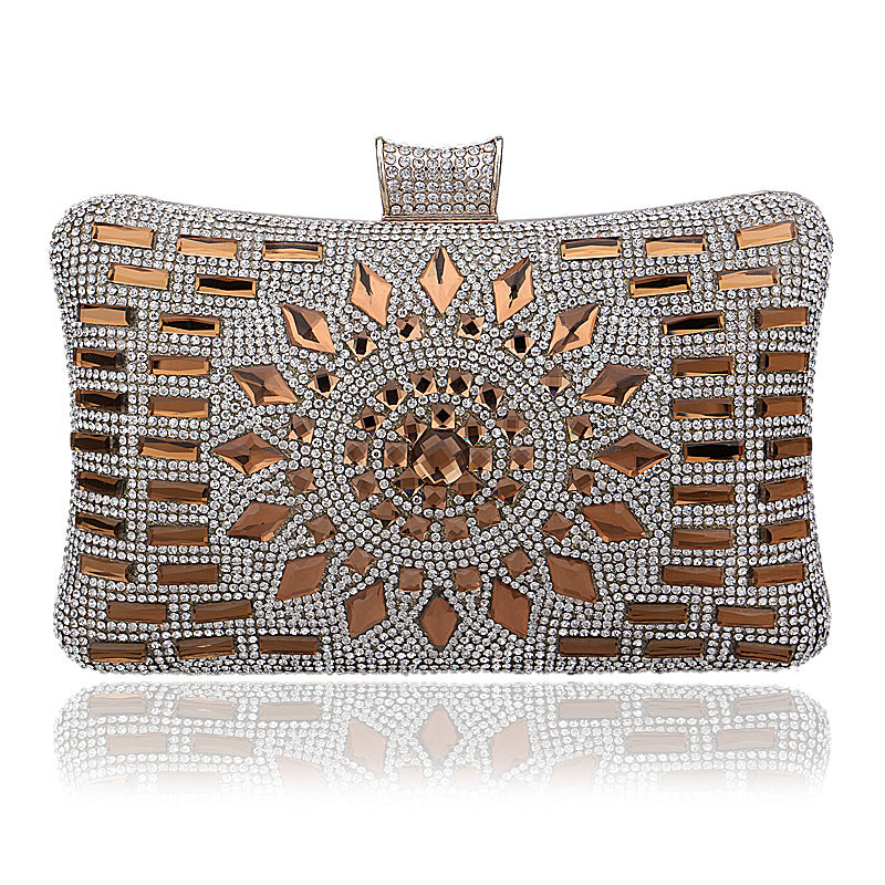 Sac de dîner en diamant de luxe Cheongsam pour femmes