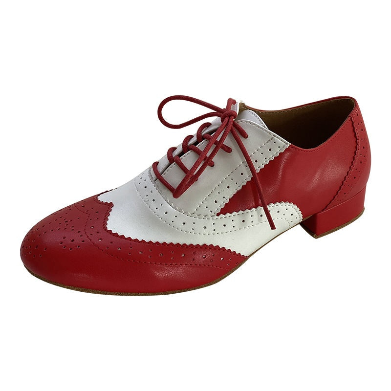 Chaussures de danse de soirée en cuir haut talon pour hommes