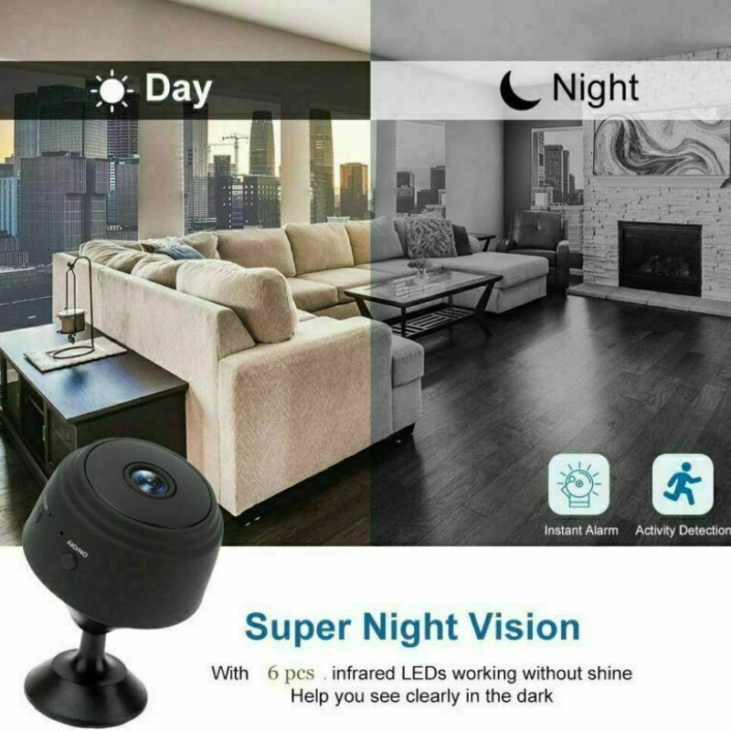 Mini caméra cachée Spy sans fil Wifi IP Maison Sécurité 1080P HD DVR Night Vision