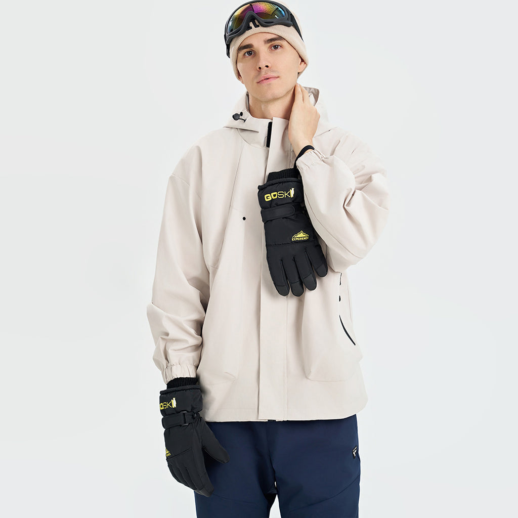 Gants imperméables à l'hiver Ski chaud Gants à l'épreuve du froid