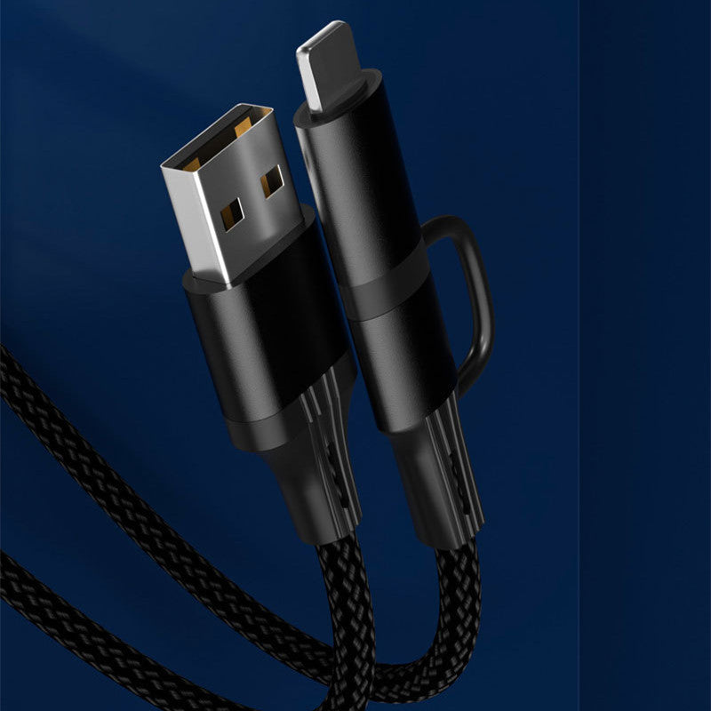Câble de recharge multifonction multi-tête 60W