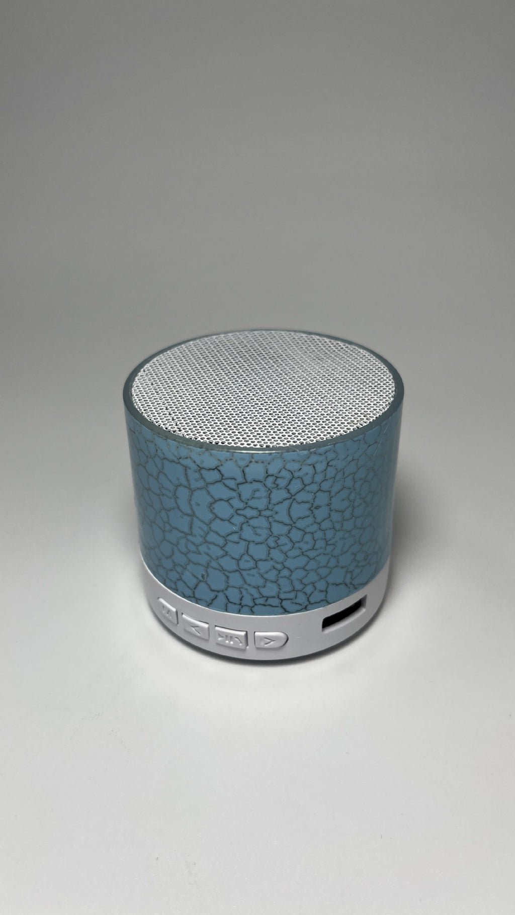 A9 Mini haut-parleur Bluetooth craqué - Portable sous-woofer avec lumière LED