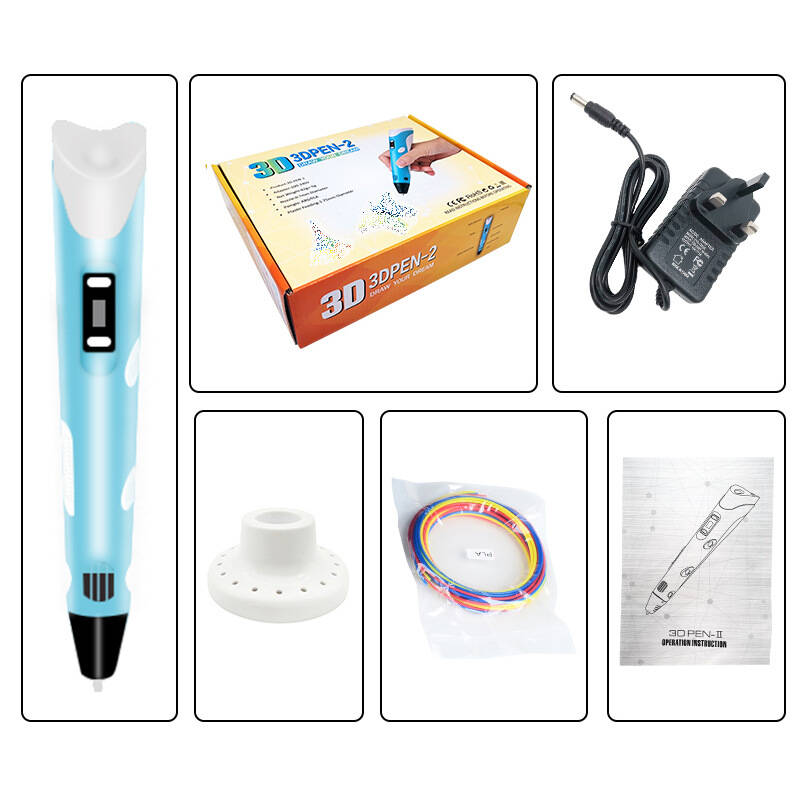 Stylo 3D Stylo d'impression 3D comprend 3 couleurs PLA Filament