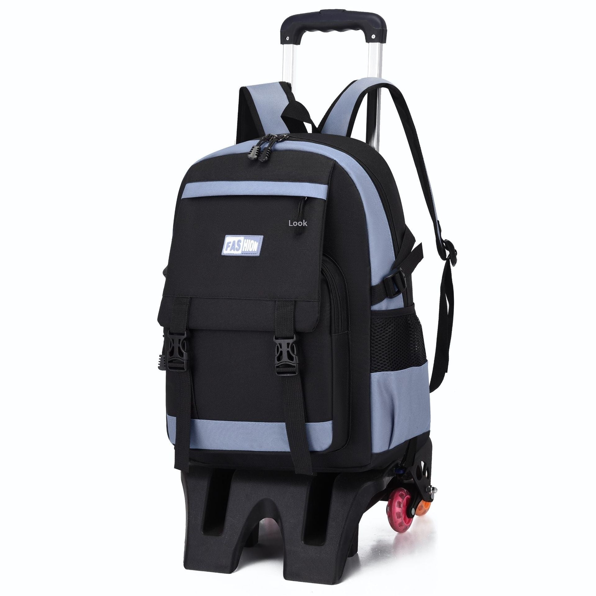 Élève de l'école primaire de loisirs Grande capacité Pull Rod sac à dos