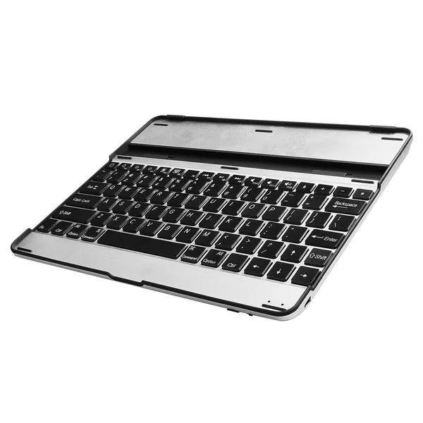 Couverture de clavier sans fil en alliage d'aluminium argenté et noir