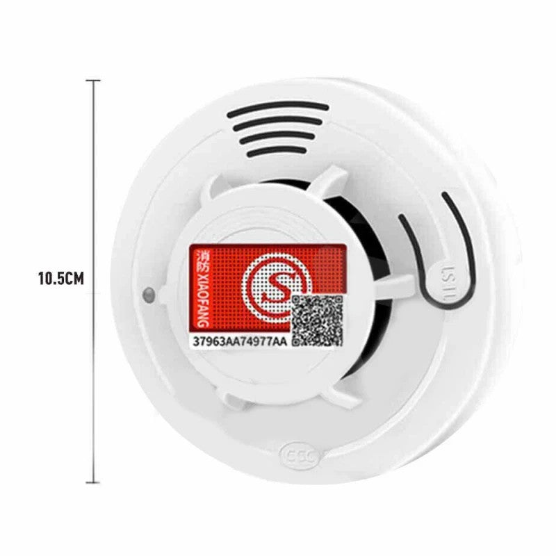 2 X Home détecteur de fumée d'alarme d'incendie capteur de gaz Twin Pack avec piles 10 ans