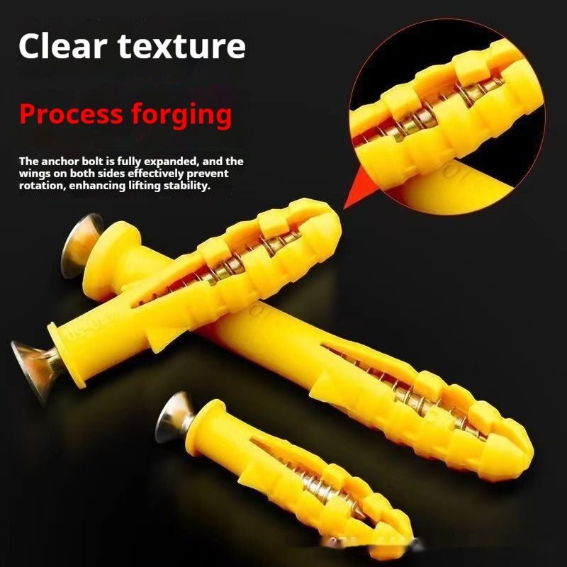 Little Yellow Croaker Tube d'expansion en plastique Bolts Nylon