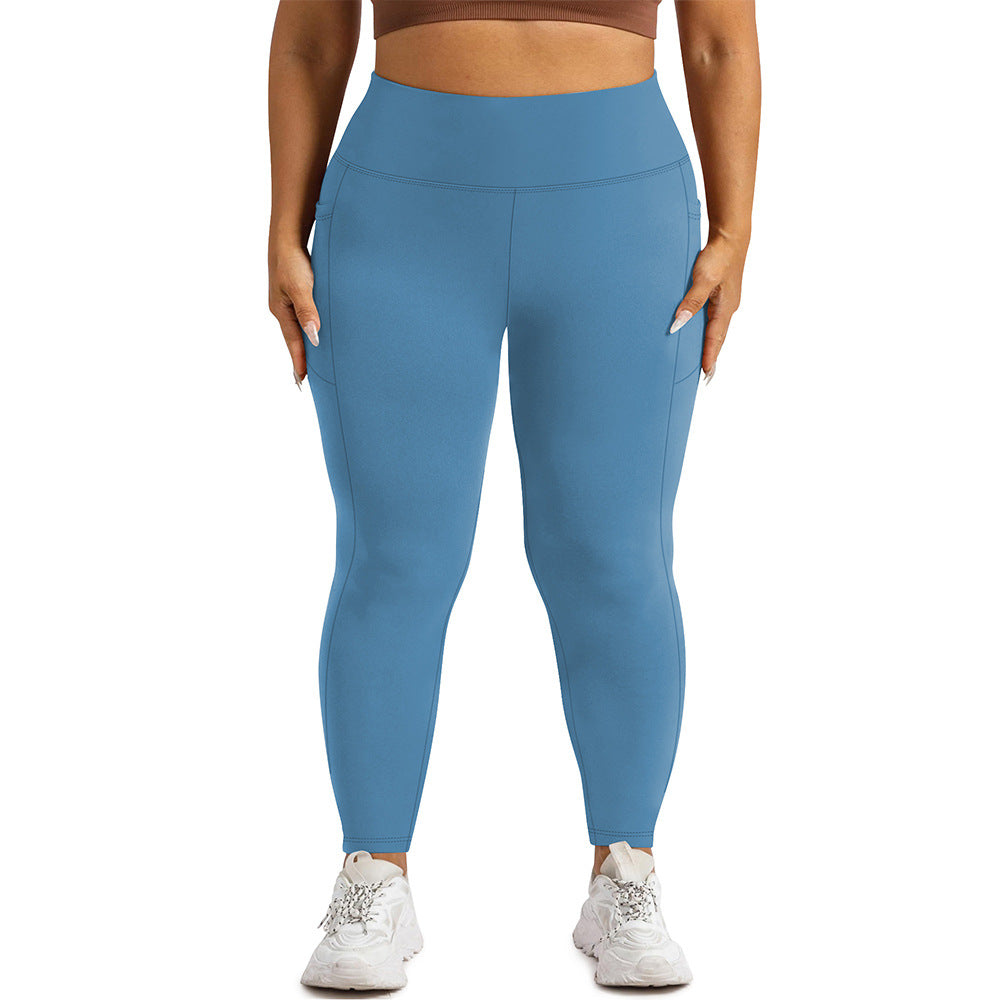 Code Européen Plus Taille Pantalon de Yoga Femmes 300kg Haute Taille Abdomen Européen Et American Sp
