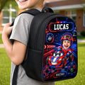 Custom Photo Kids Front Printed Backpack Personnalisé Retour à l'école Cadeaux pour enfants Cruisi