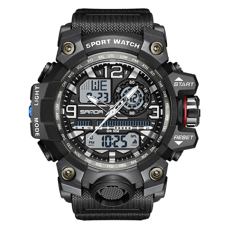Tendance Multi-fonctionnel Sports Lumineux montre étudiante en plein air