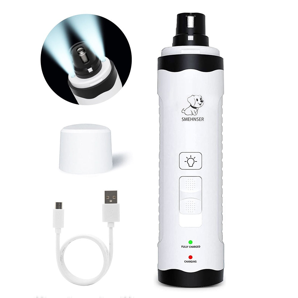 Piercing automatique des ongles Pet 3 vitesses LED électrique