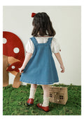 Bébé fille Cowboy amour polyvalent robe simple