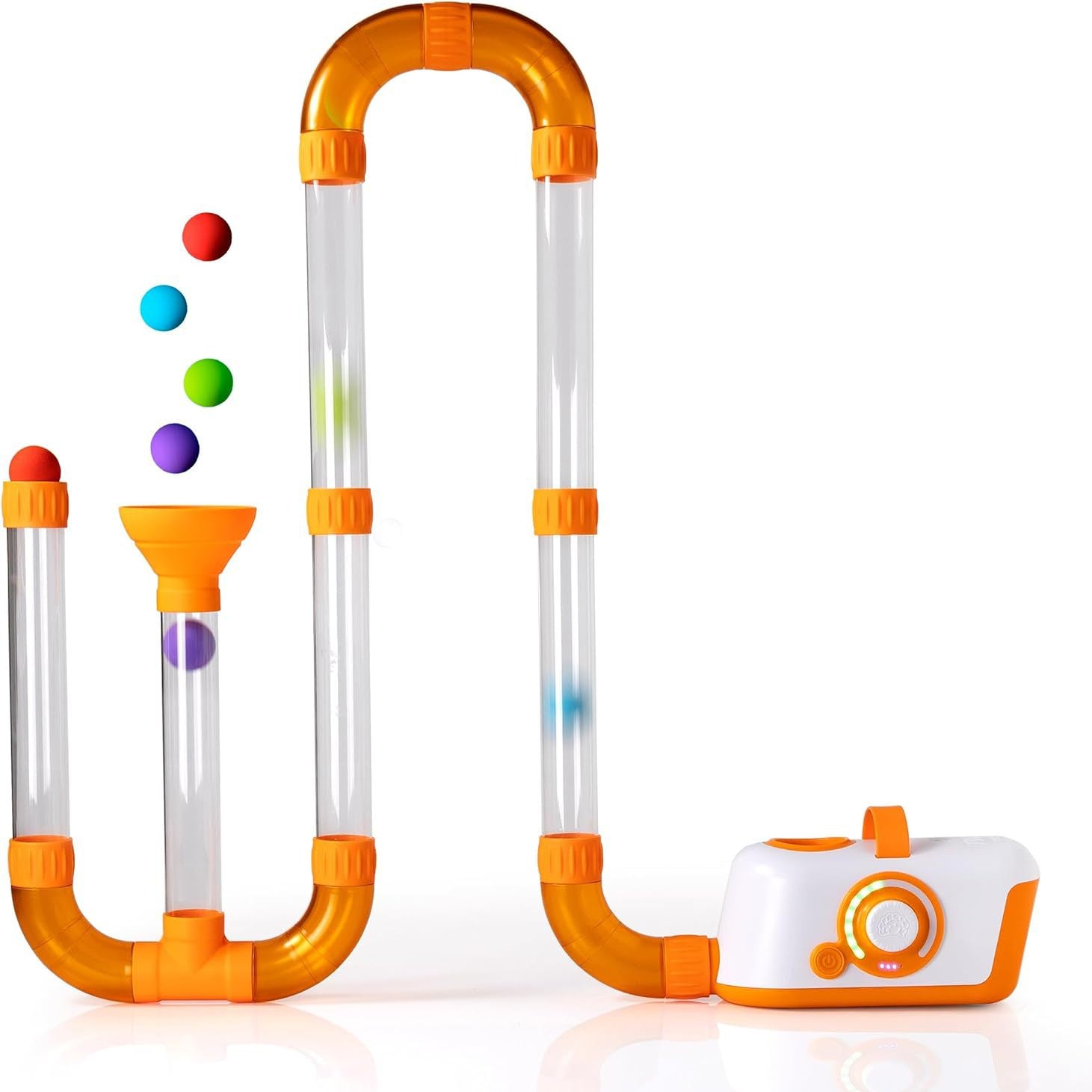 Jouet d'assemblage de boules aérodynamiques pour enfants offrant plusieurs scénarios de jeu
